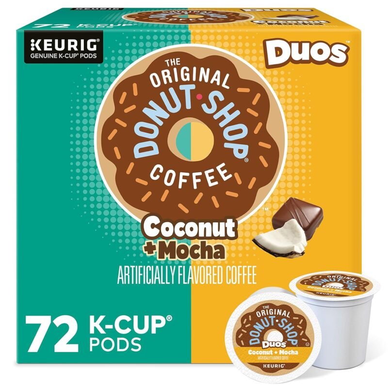 Indulge in Flavor: The Original Donut Shop Duos Coconut + Mocha K-Cup Pods Review