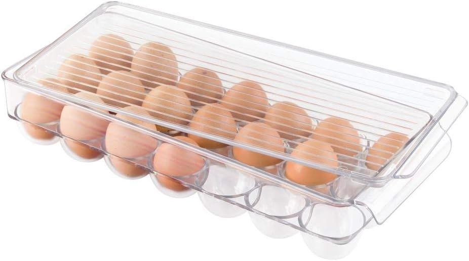 Keep Your Eggs Fresh: iDesign Plastic Egg Holder Organizer Review