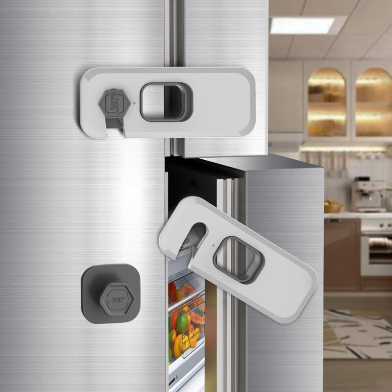 Keep Your Kids Safe: Review of 2 Pack Fridge Locks for Childproofing