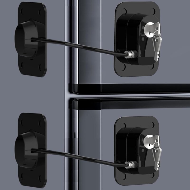 Keep Your Kitchen Safe: Ultimate 2 Pack Refrigerator Lock for Kids & Adults!