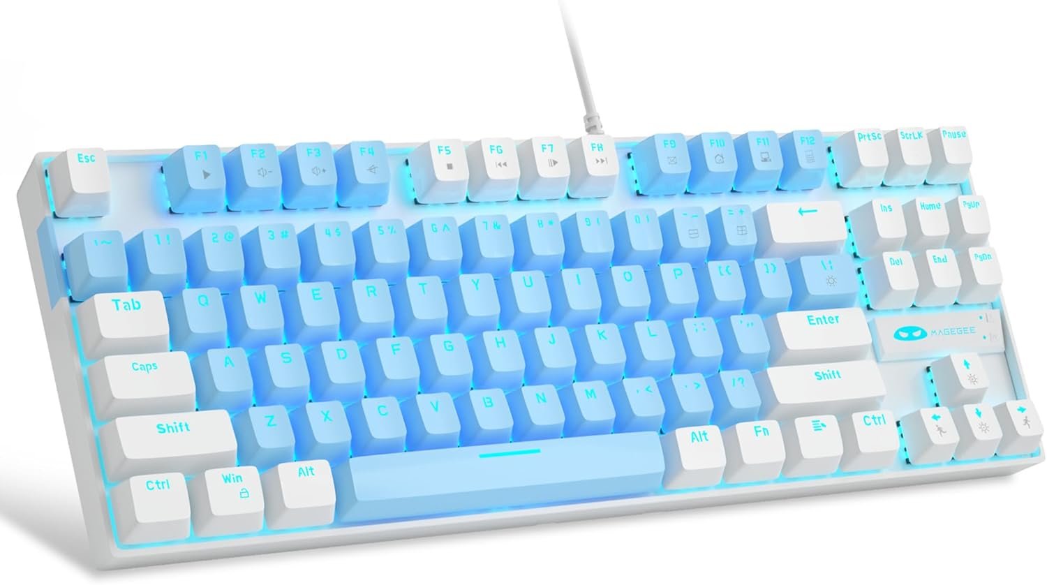 Level Up Your Game: Review of the MageGee 75% Blue Switch Mechanical Keyboard