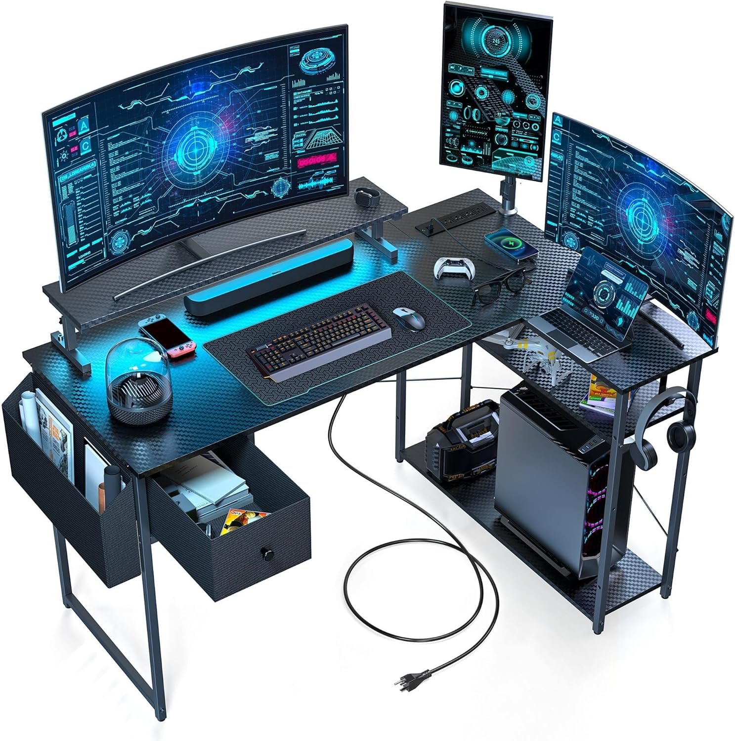 Level Up Your Setup: The Ultimate 47-Inch L-Shaped Gaming Desk Review