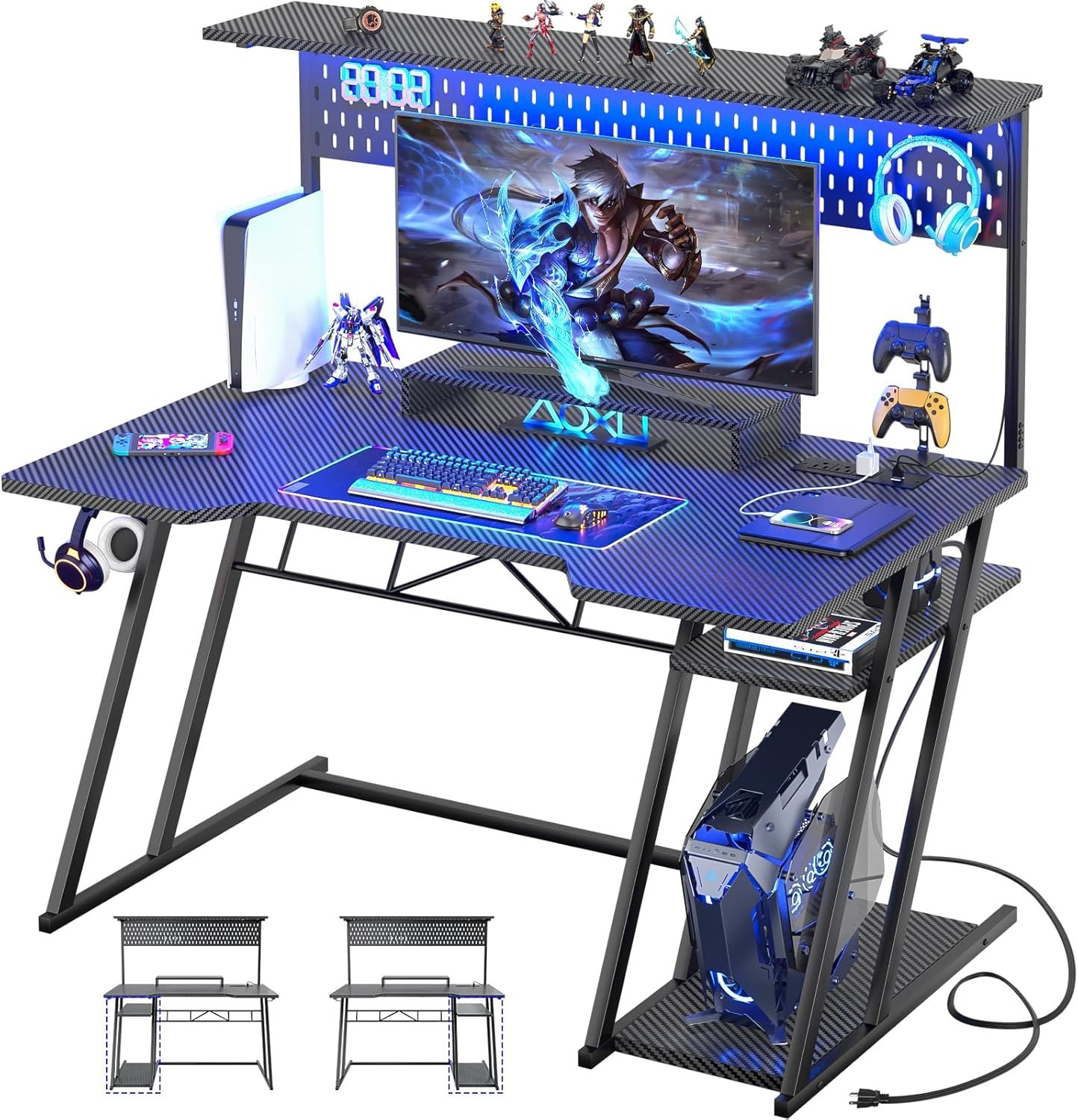 Level Up Your Setup: The Ultimate Gaming Computer Desk with LED Features