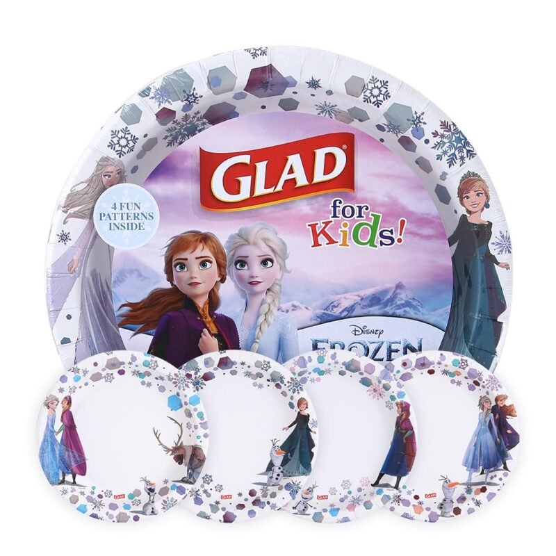 Magical Moments: Review of Glad Disney Frozen Anna and Elsa Disposable Plates for Your Child’s Party!