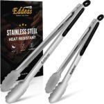 Master Your Grill: The Ultimate 12" & 17" Stainless Steel Tongs Review