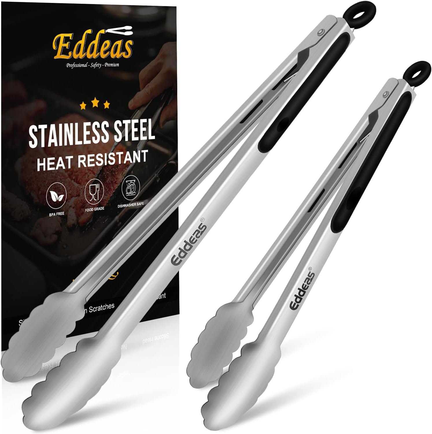 Master Your Grill: The Ultimate 12" & 17" Stainless Steel Tongs Review