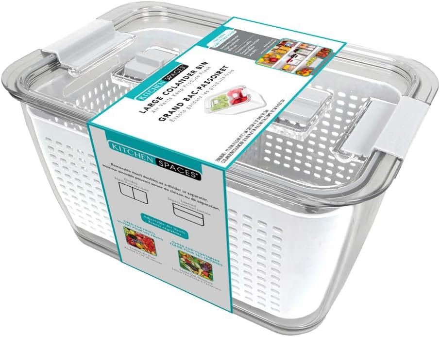 Maximize Freshness: Kitchen Spaces Colander Bin Review - Your Ultimate Produce Saver!