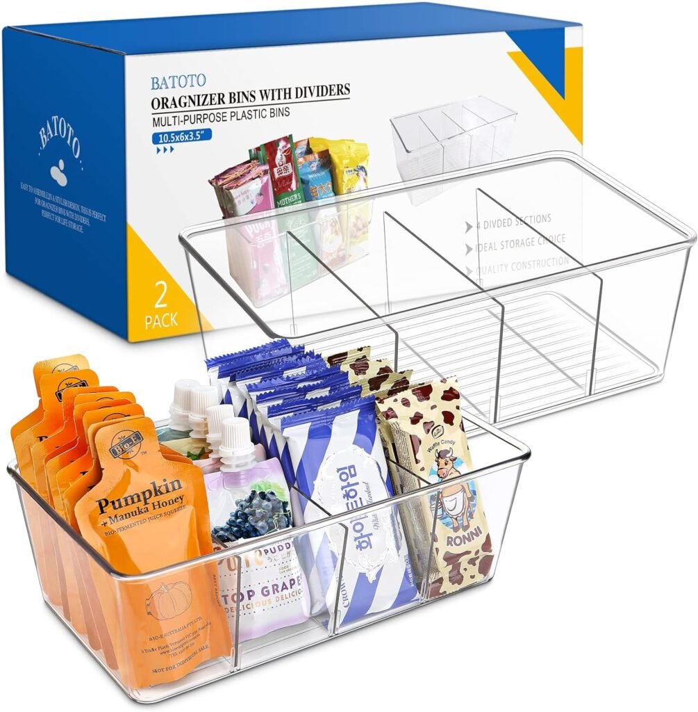 Maximize Your Kitchen: Batoto Pantry & Refrigerator Organizer Bins Review