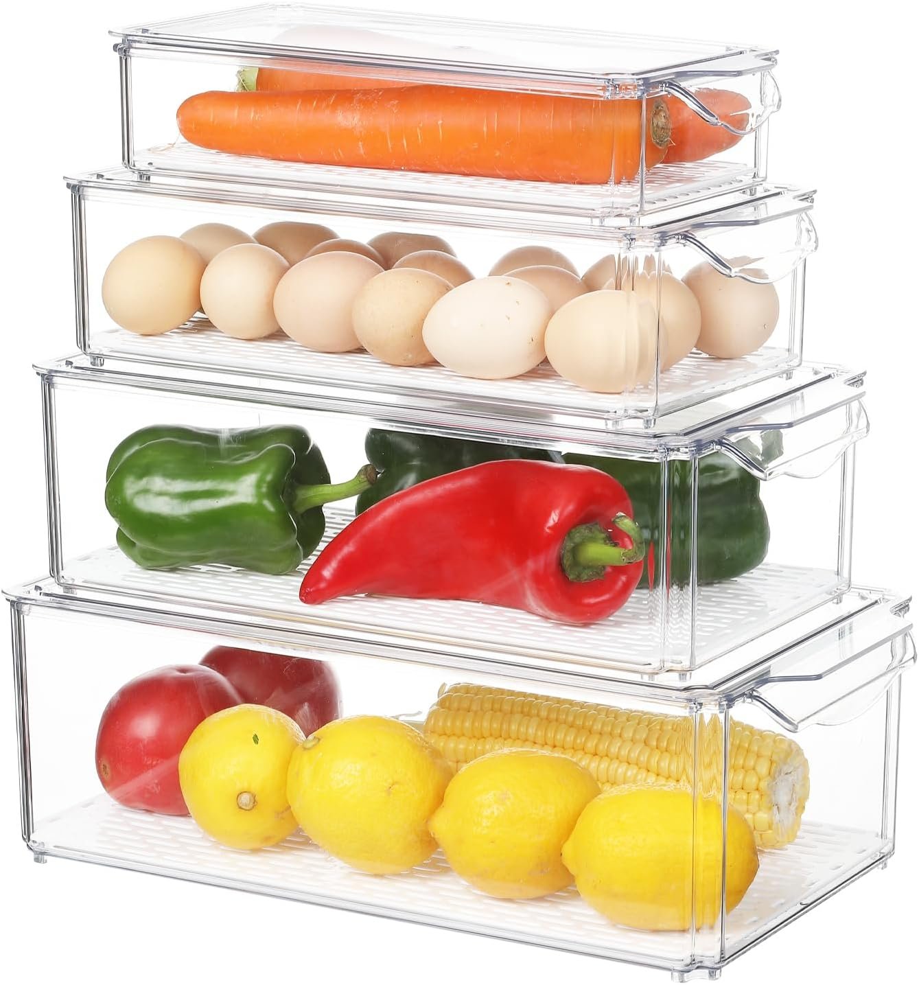 Maximize Your Space: A Review of Stackable Plastic Refrigerator Organizer Bins