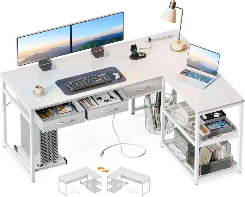 Maximize Your Space: AODK 53-Inch L Shaped Desk Review