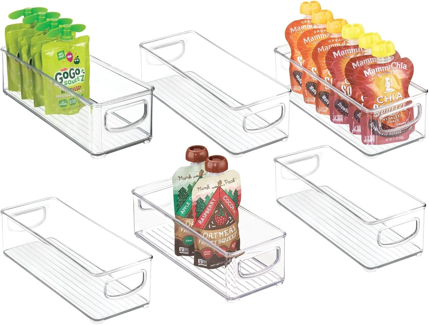 Maximize Your Space: mDesign Stackable Organizing Bins for a Neat Pantry!