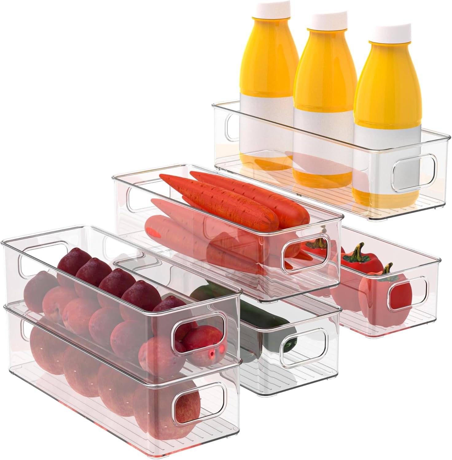 Maximize Your Space: Review of 6 Stackable Refrigerator Organizer Bins