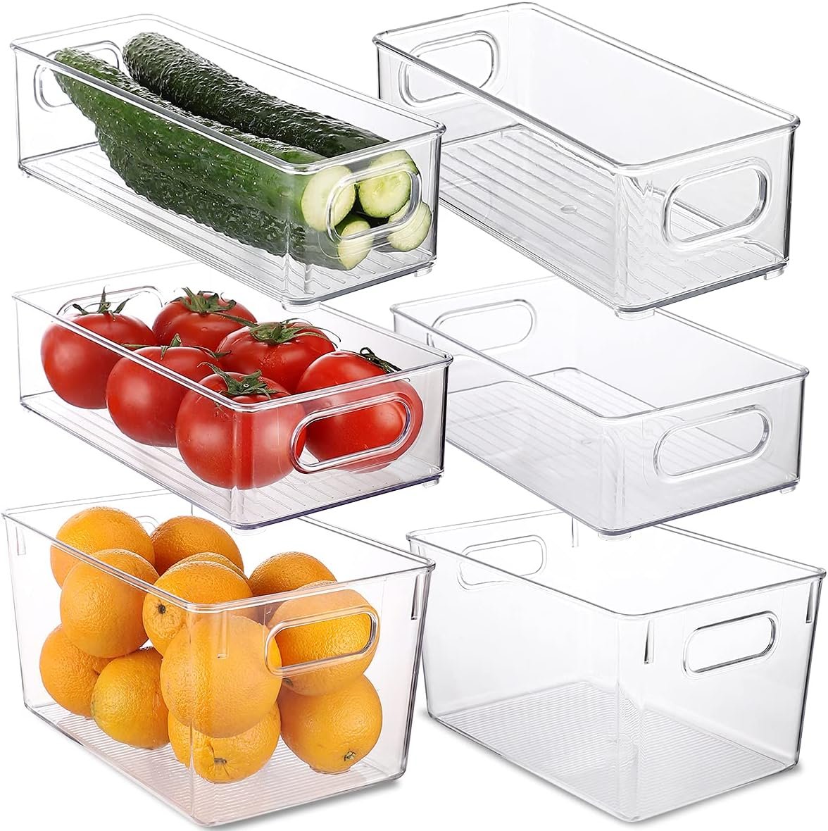 Maximize Your Space: Review of Set of 6 Stackable Refrigerator Organizers