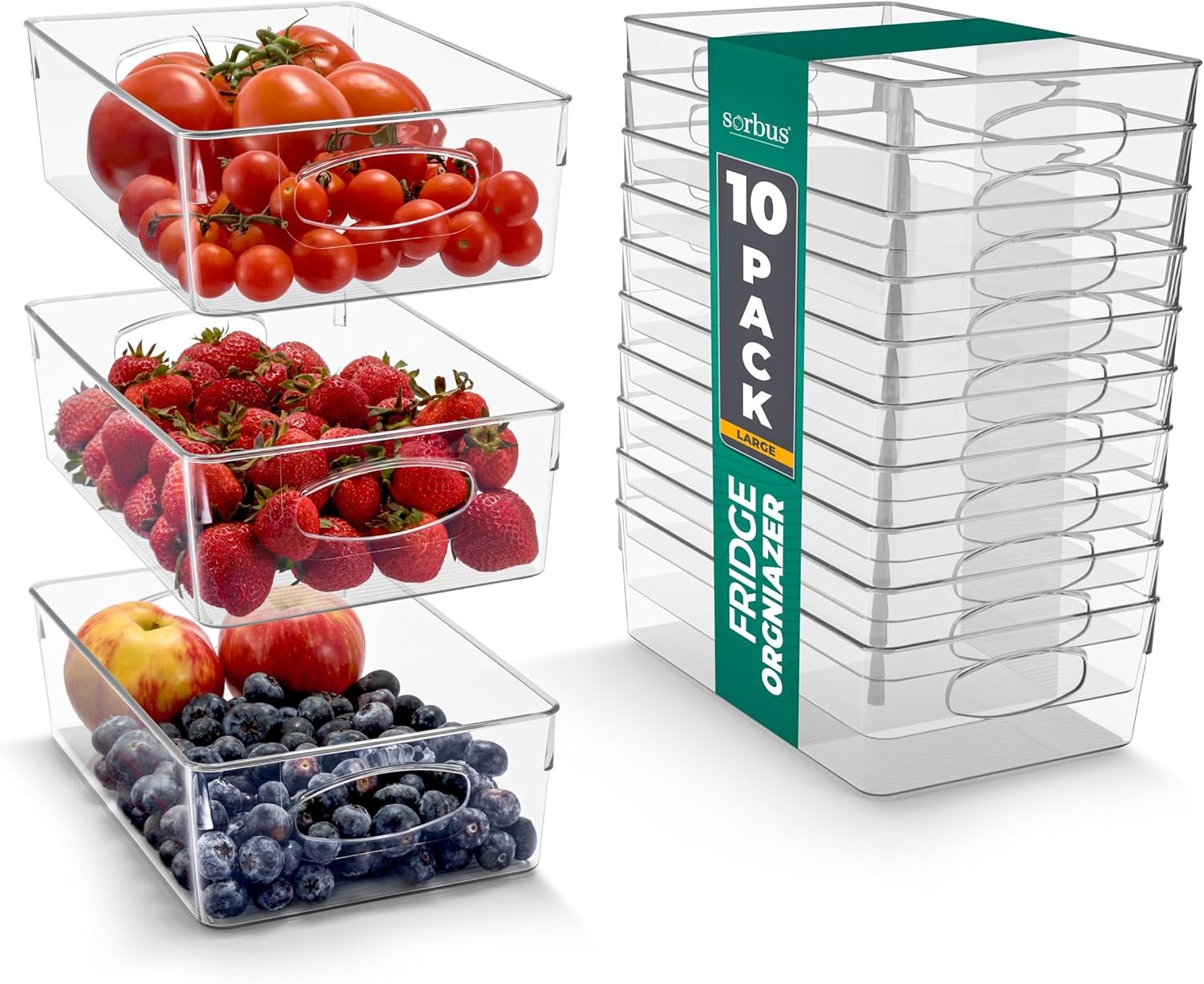 Maximize Your Space: Review of Sorbus 10-Pack Clear Organizing Bins