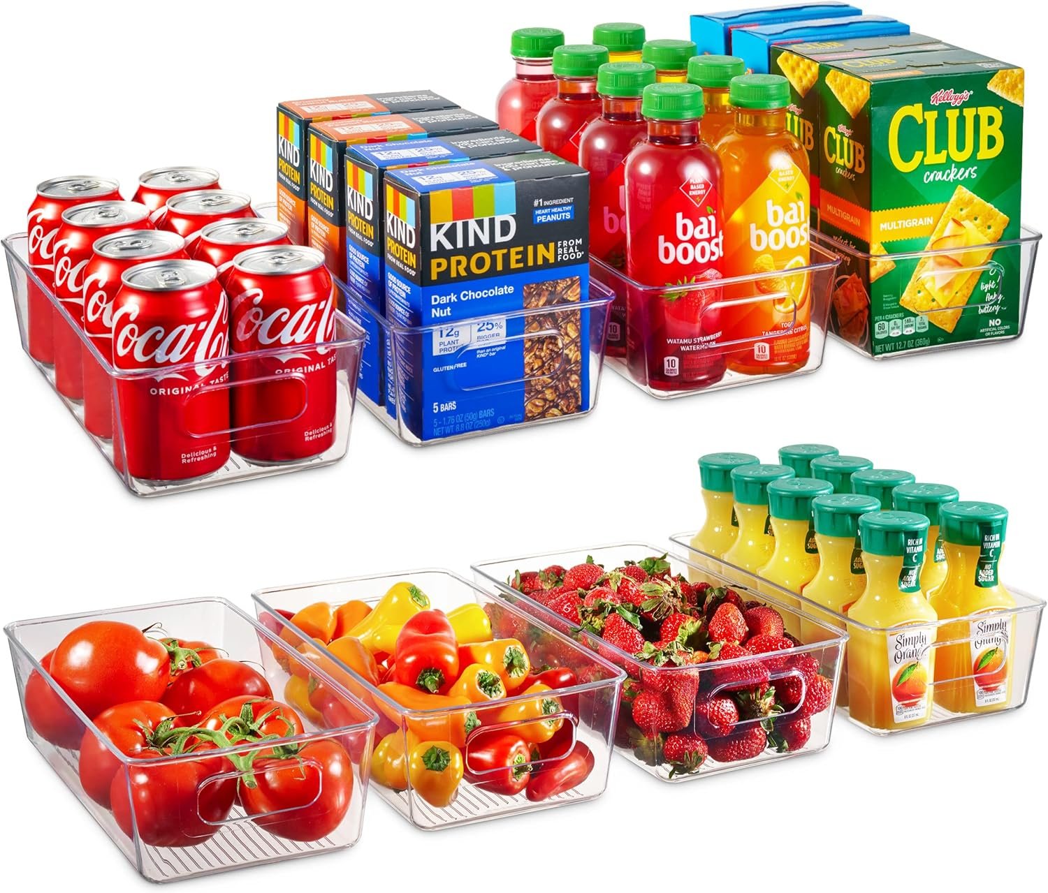 Maximize Your Space: Review of the Set of 8 Clear Organizer Bins for Every Room