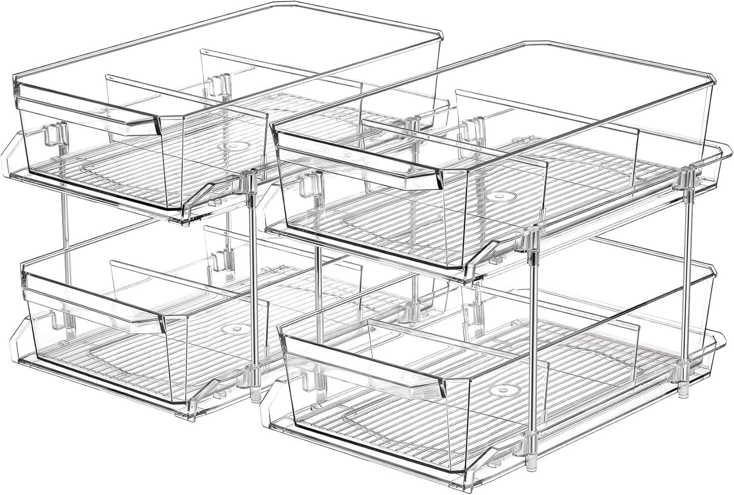 Maximize Your Space: The Ultimate 2-Tier Clear Organizer Review!