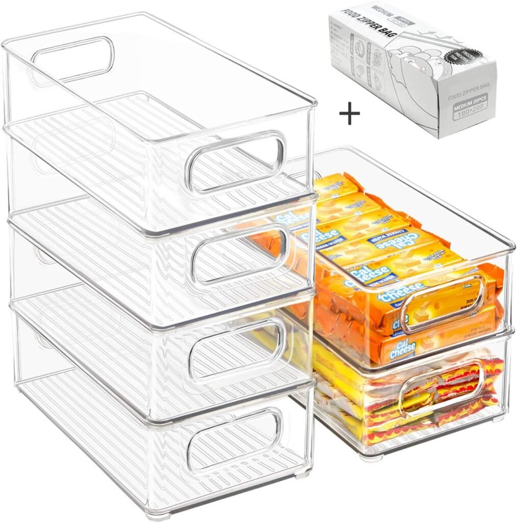 Maximize Your Space: The Ultimate Review of Stackable Refrigerator Organizer Bins!