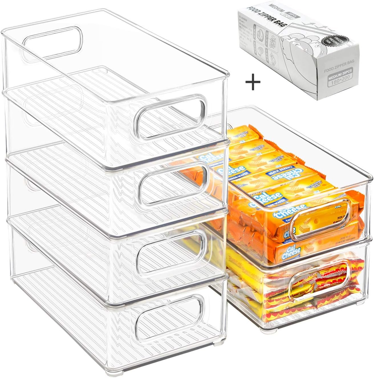 Maximize Your Space: The Ultimate Review of Stackable Refrigerator Organizer Bins!