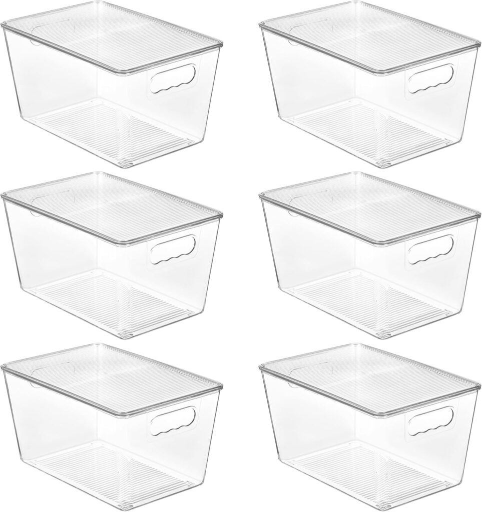 Maximize Your Space: Vtopmart Clear Stackable Storage Bins Review