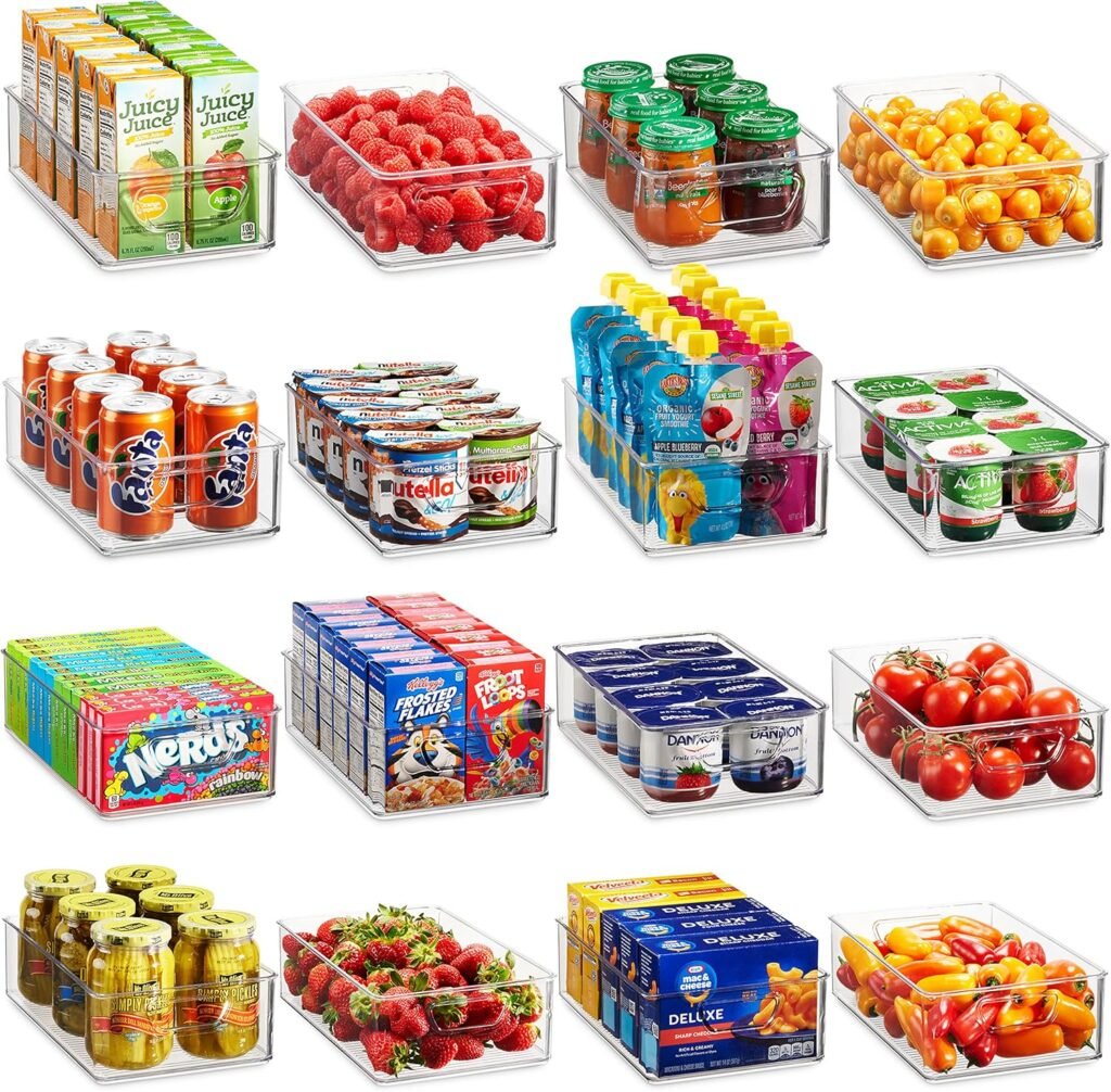 Organize Your Space: Review of Munfix Set of 16 Refrigerator Organizer Bins