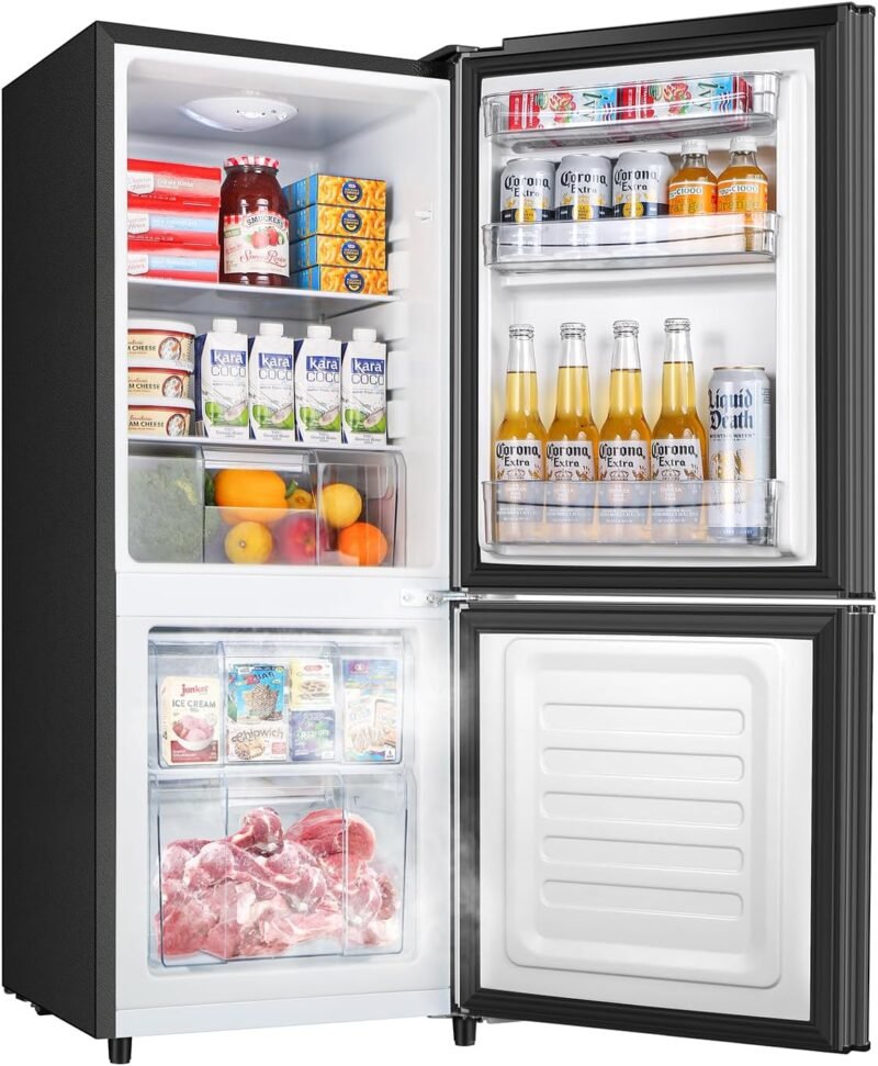 Perfectly Compact: The 4.0 Cu.Ft Mini Fridge with Freezer for Every Space!