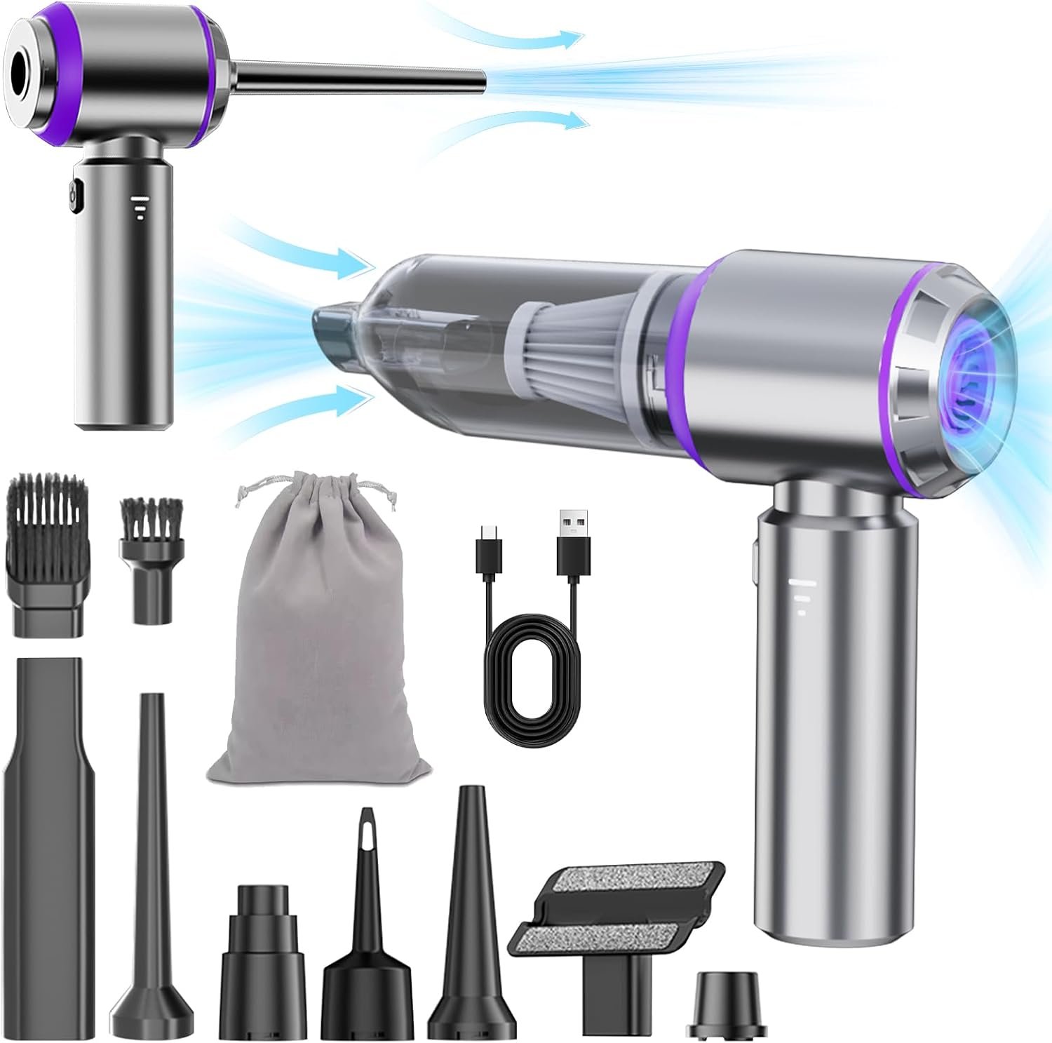 Power on the Go: Review of the 20000PA Portable Handheld Vacuum & Air Duster