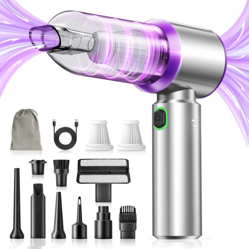 Powerful Clean on the Go: Review of the 4-in-1 Handheld Vacuum 21000Pa