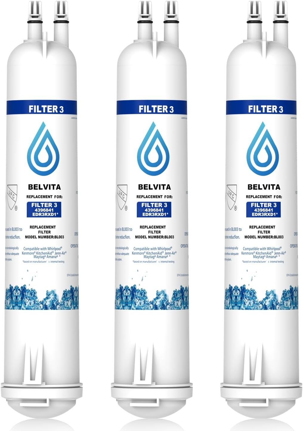 Refresh Your Water: BELVITA Refrigerator Filter Review - 3 Pack