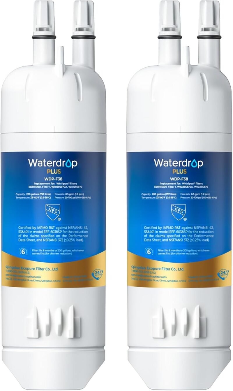 Refreshing Clean: Waterdrop Plus W10295370A Refrigerator Water Filter Review
