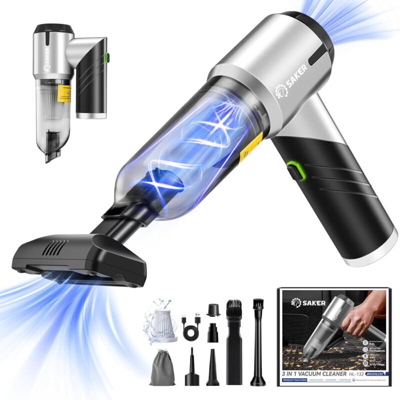Rev Up Your Clean: The Saker Cordless Handheld Vacuum Review