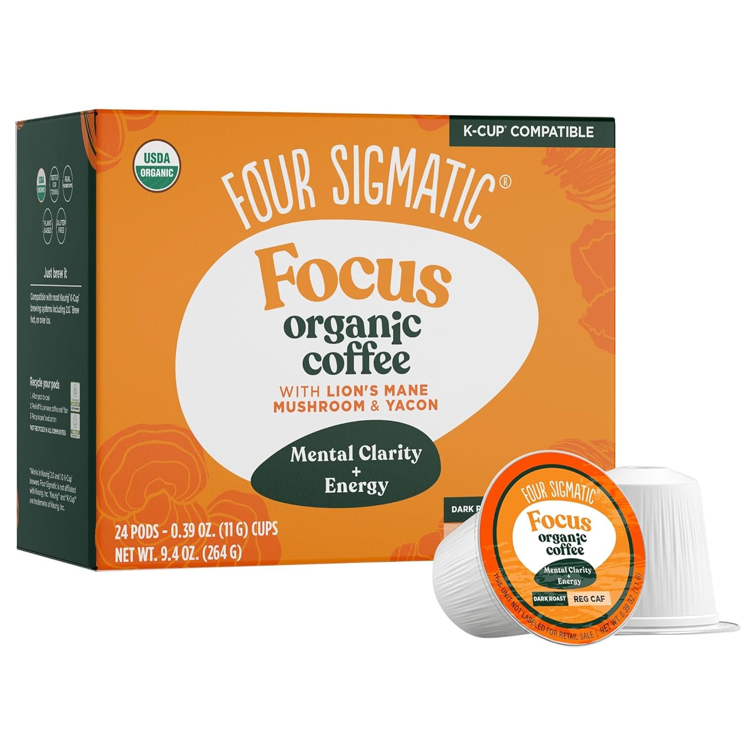 Revitalize Your Mornings: Four Sigmatic Mushroom Coffee K-Cups Review