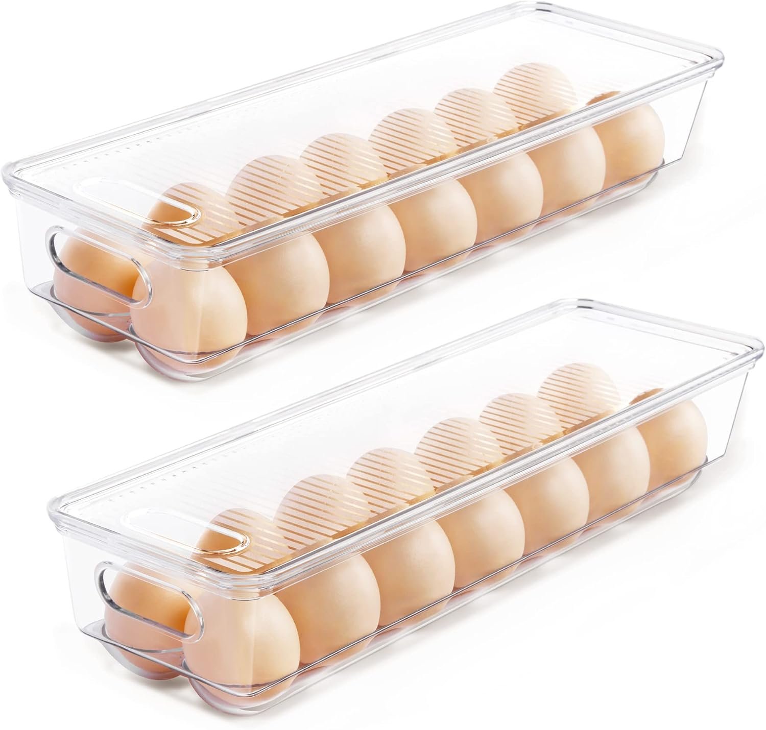 Revolutionize Your Fridge: A Review of Vtopmart's Stackable Egg Holders!