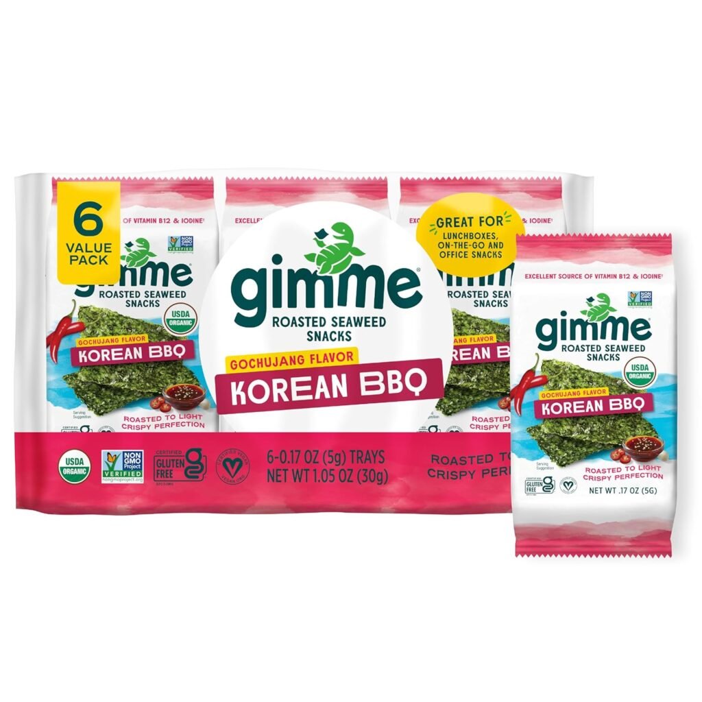 Savor the Crunch: Gimme Seaweed Organic Snacks Review - A Tasty, Healthy Choice!