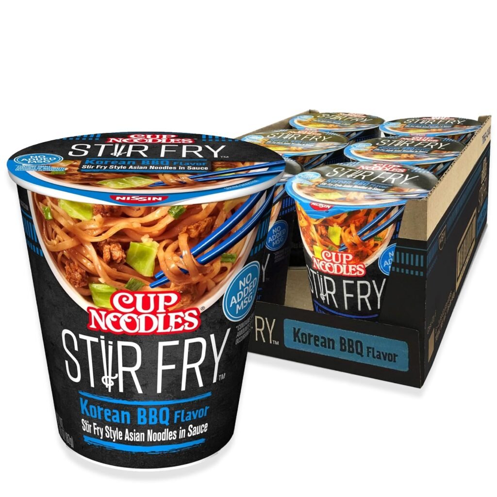 Savor the Flavor: Nissin Cup Noodles Korean BBQ Stir Fry Review