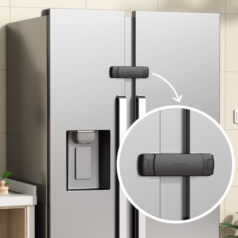 Secure Your Fridge: EUDEMON French Door Lock Review for Parents