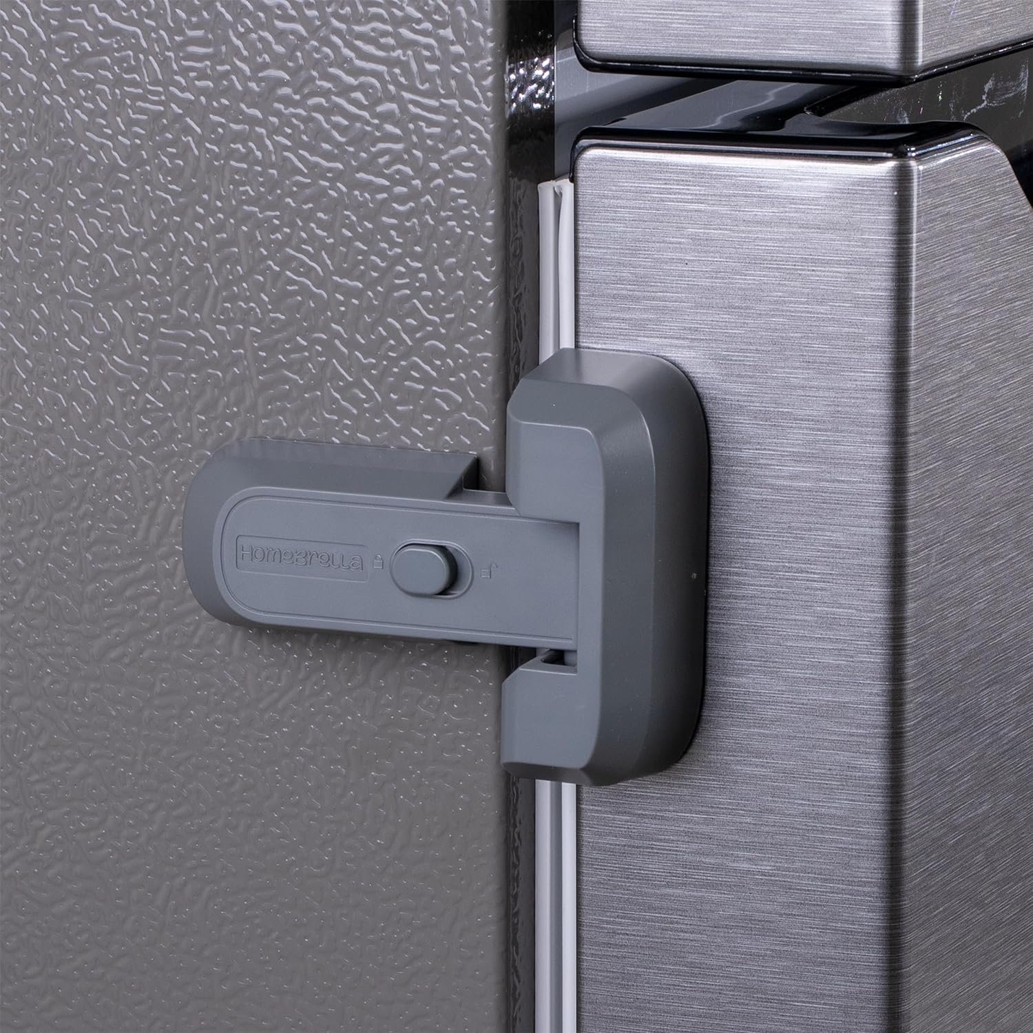 Secure Your Home: 2-Pack Child Proof Fridge Locks - No Tools Needed!
