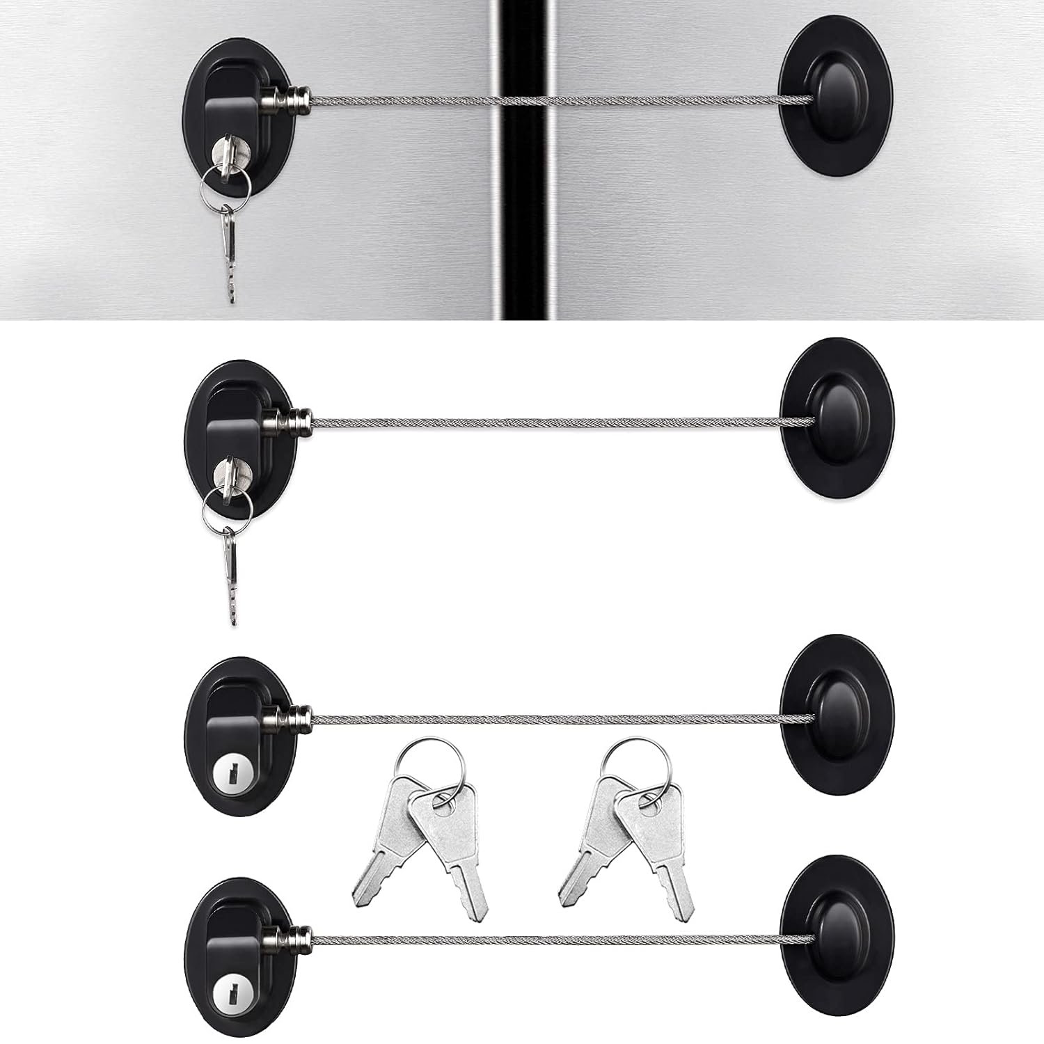 Secure Your Home: Review of 4 Pack Mini Fridge Locks for Child Safety