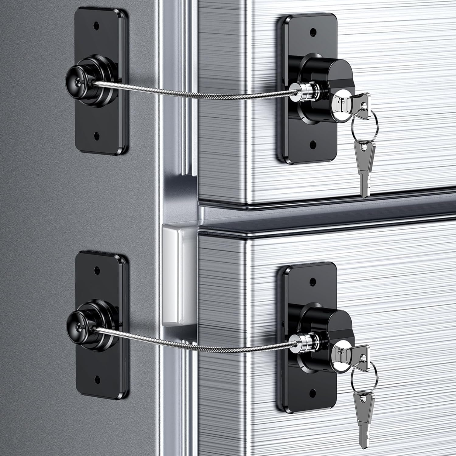 Secure Your Home with Ease: The Ultimate 2 Pack Child Proof Refrigerator Door Lock Review