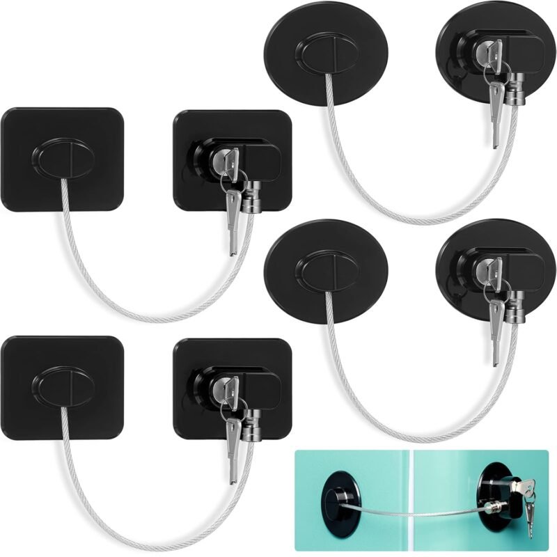 Secure Your Space: A Review of the 4-Piece Fridge Lock Set