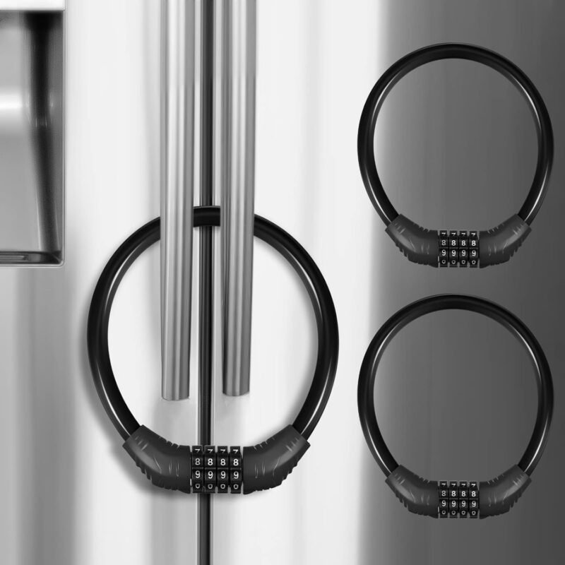 Secure Your Space: Hestya Fridge Freezer Locks with 10,000 Combinations!