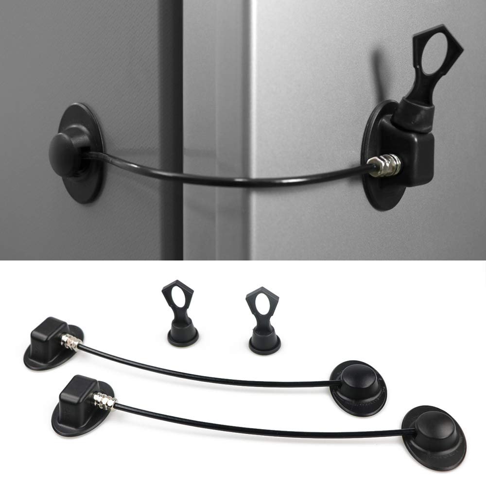 Secure Your Space: Review of the 2 Pack Magnetic Refrigerator Locks for Child Safety