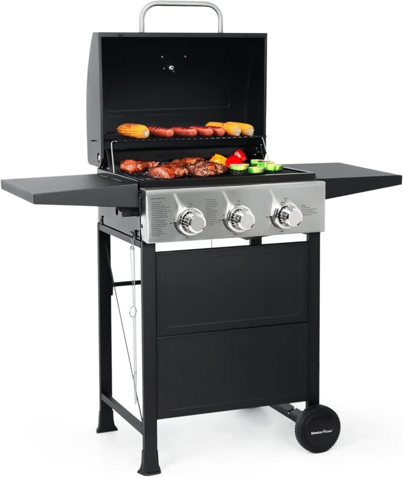 Sizzle and Grill: The MASTER COOK 3 Burner BBQ Propane Gas Grill Review