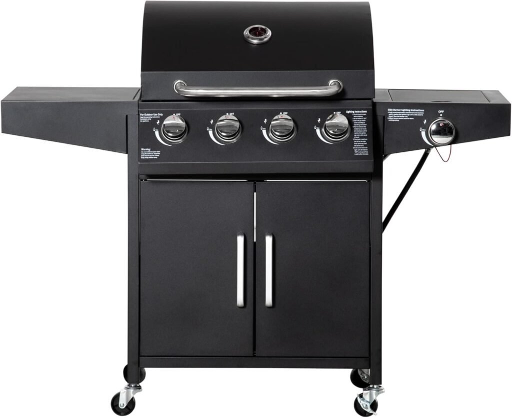 Sizzle and Serve: Outsunny 4 Burner Propane Gas Grill Review