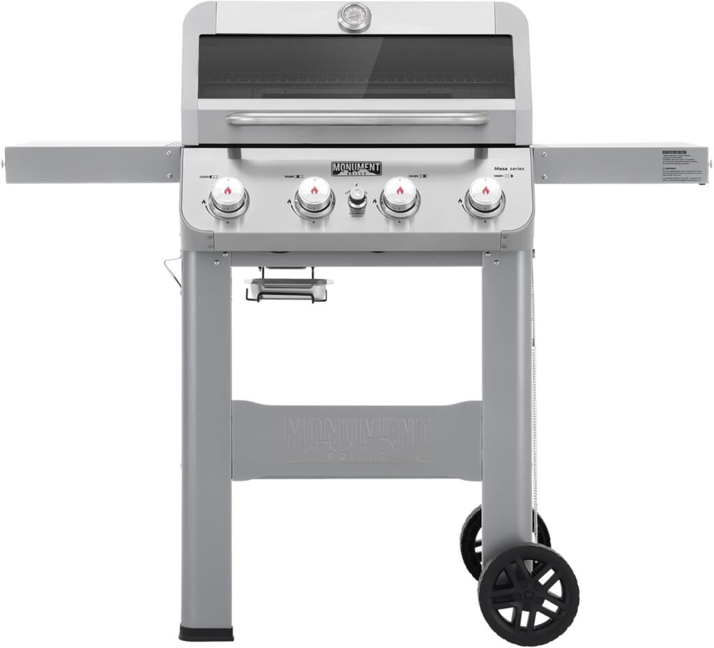 Sizzle in Style: Monument Grills 4-Burner Liquid Propane Grill Review