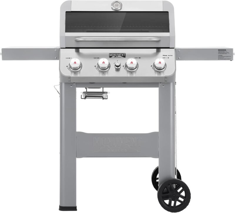 Sizzle in Style: Monument Grills 4-Burner Liquid Propane Grill Review
