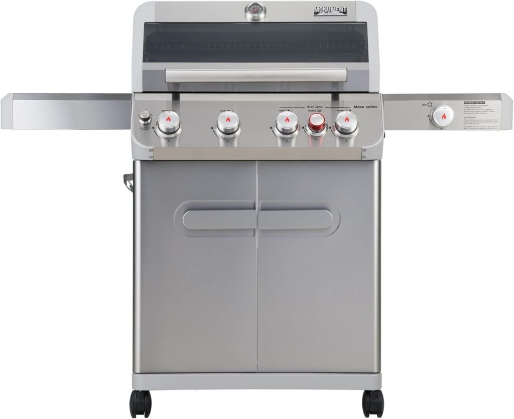Sizzle in Style: Monument Grills 4-Burner Propane BBQ Review