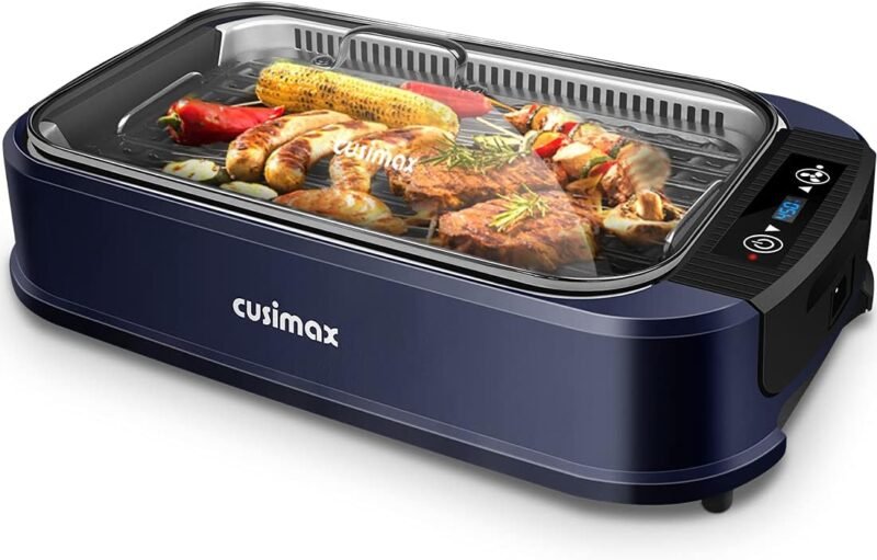 Sizzle in Style: The CUSIMAX Smokeless Indoor Grill Review