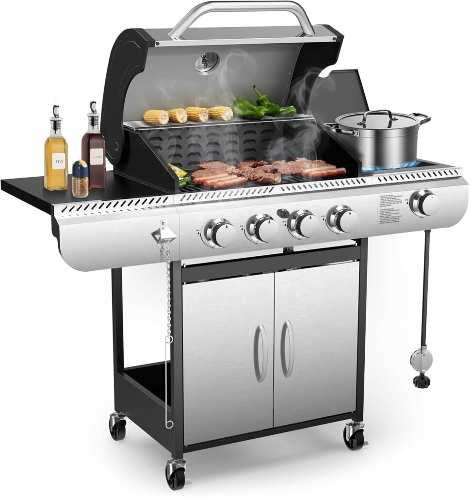 Sizzle & Serve: The Ultimate 4-Burner Gas BBQ Grill Review