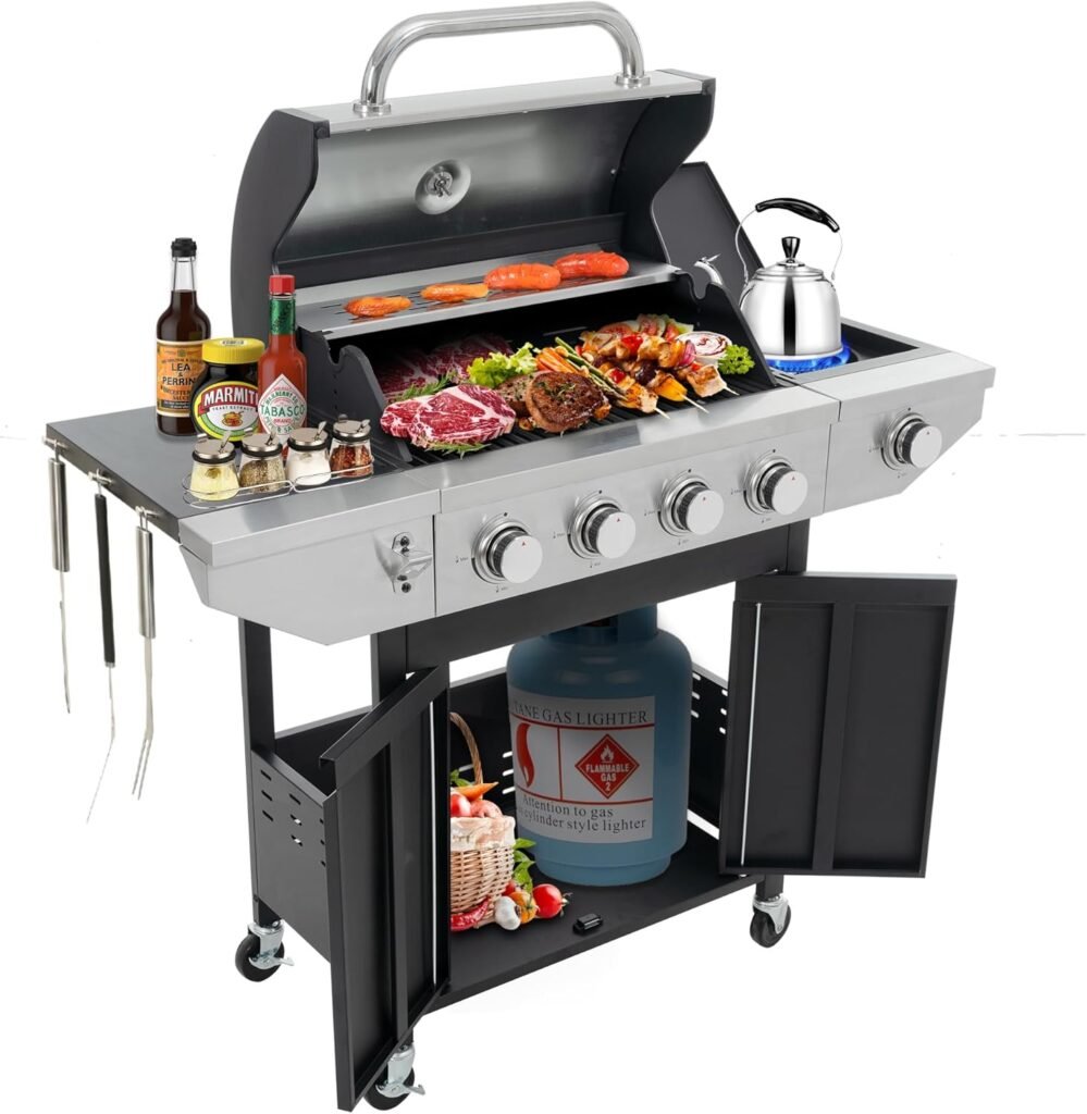 Sizzle the Summer: Review of the Livavege 4 Burner Propane Gas Grill