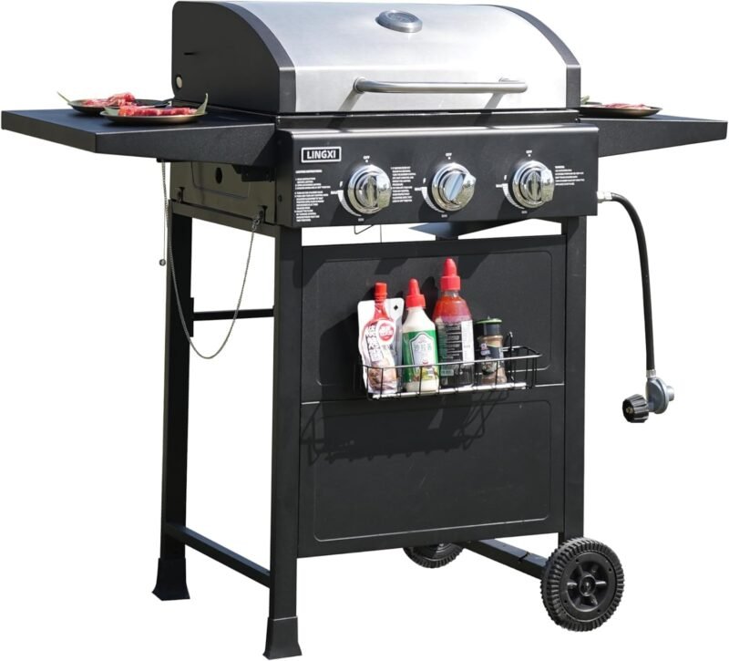 Sizzle Your BBQ Skills: A Review of the 3-Burner Propane Grill for Perfect Outdoor Cooking!